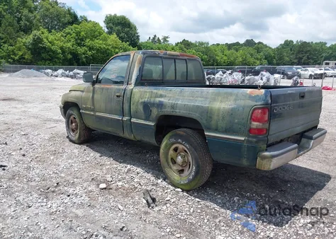 1996 Dodge Ram 1500 из США, поврежденный, VIN 1B7HC16Y6TS608739